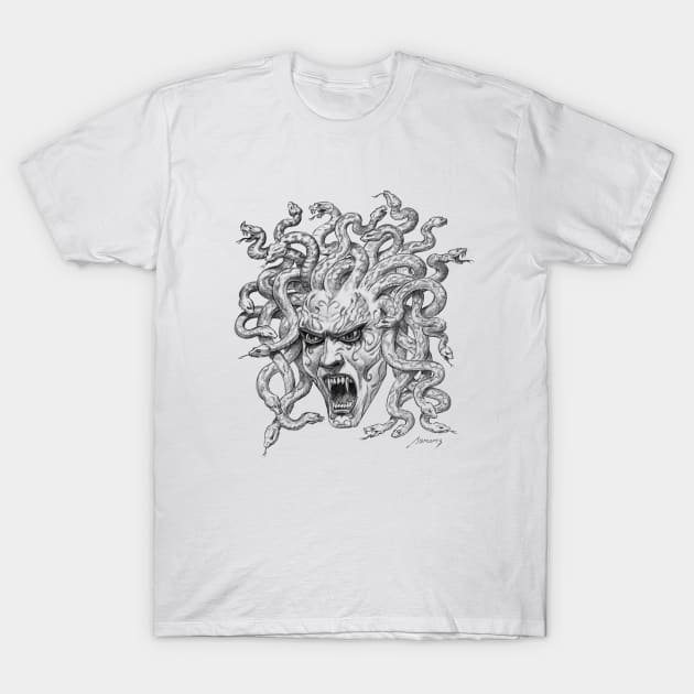 Medusa 1 T-Shirt by Paul_Abrams